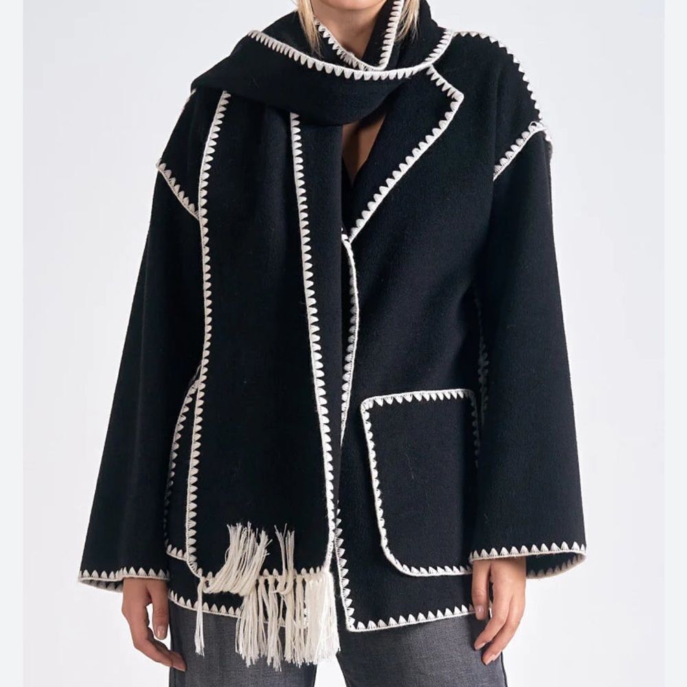 Vici Scarf Jacket size Large